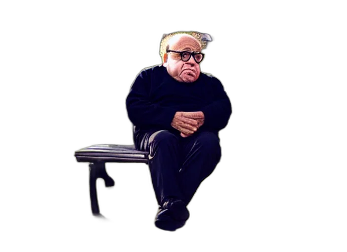 staff, furniture, hat, shoes transparent PNG cut-out