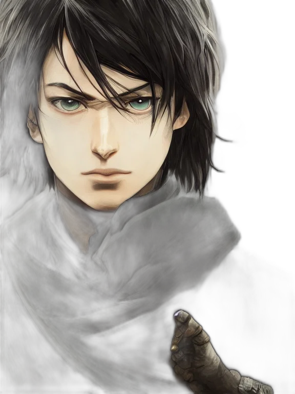 face, sword, mask, fantasy art transparent PNG cut-out