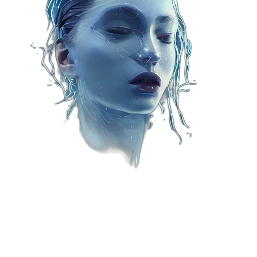 face, mask, crown, creature transparent PNG cut-out