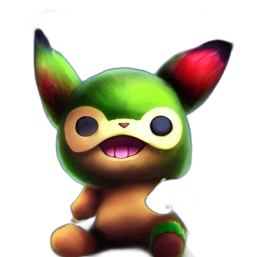 staff, creature, animal, mask, 3d render, concept art, watercolor, pixel art transparent PNG cut-out