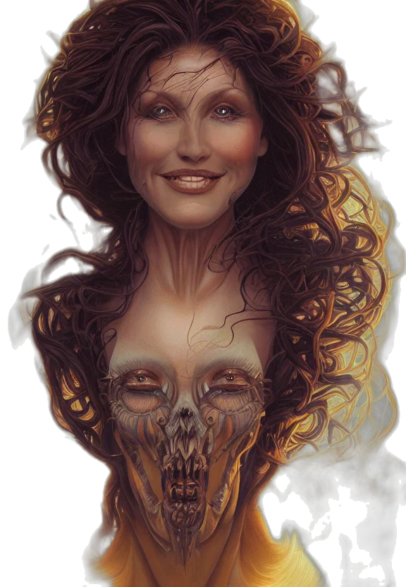 face, fantasy art, photorealistic, concept art transparent PNG cut-out