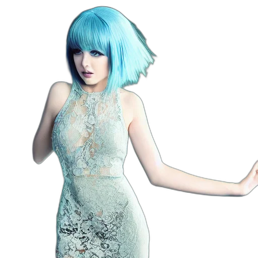 dress, 3d render, concept art, vaporwave transparent PNG cut-out