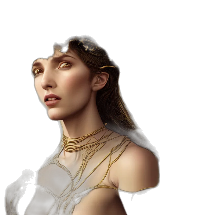 crown, jewelry, face, mask, fantasy art, concept art, photorealistic, 3d render transparent PNG cut-out