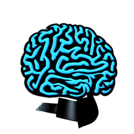 crown, hat, robot, face, 3d render, concept art, photorealistic, brain transparent PNG cut-out