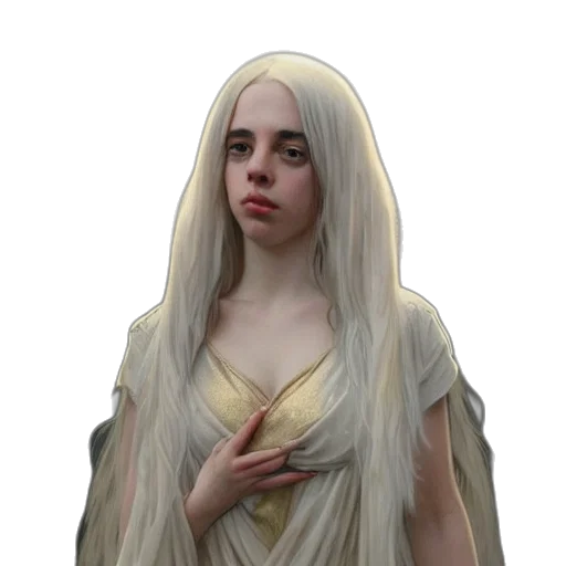 staff, face, dress, fantasy art transparent PNG cut-out