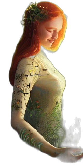 dress, crown, jewelry, face, concept art, fantasy art, photorealistic, watercolor transparent PNG cut-out