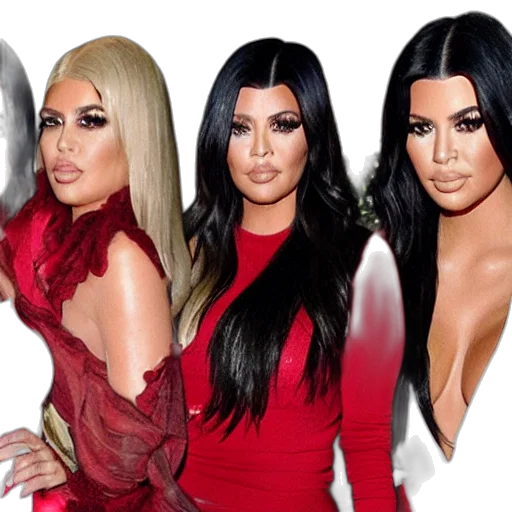 hair, kardashians, cherries transparent PNG cut-out