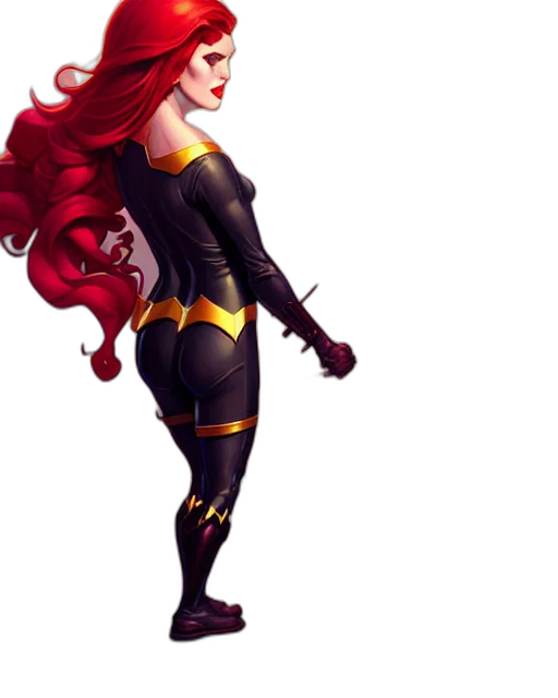 comic book art, concept art, fantasy art, pixel art, red, dark, phil, noto transparent PNG cut-out