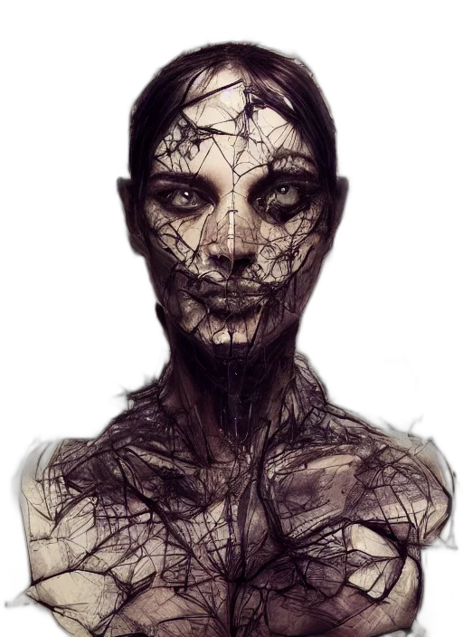 mask, face, creature, robot transparent PNG cut-out