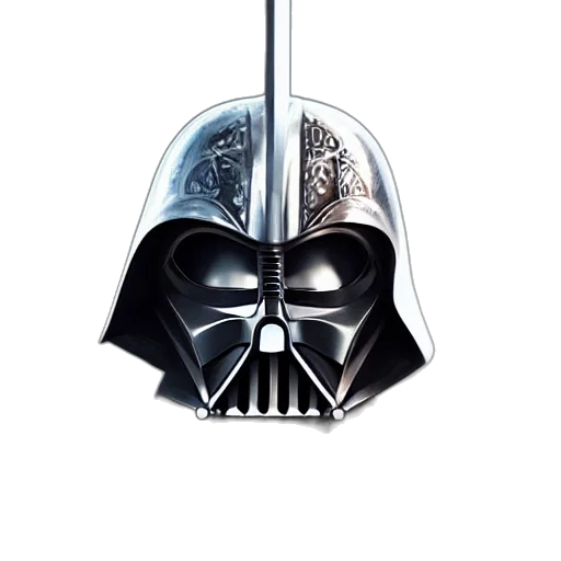 mask, staff, umbrella, sword, concept art, comic book art, photorealistic, fantasy art transparent PNG cut-out