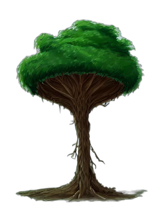 tree, hair, crown, hat transparent PNG cut-out