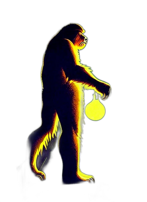 creature, animal, staff, mask transparent PNG cut-out