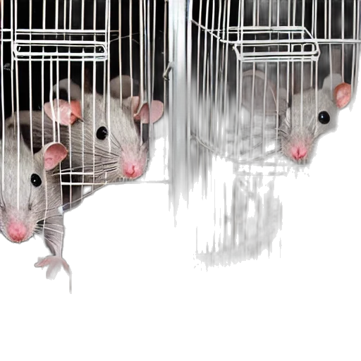 animal, rats, cage, kitchen transparent PNG cut-out