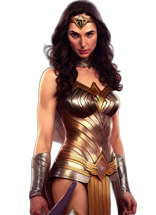 comic book art, concept art, fantasy art, 3d render transparent PNG cut-out