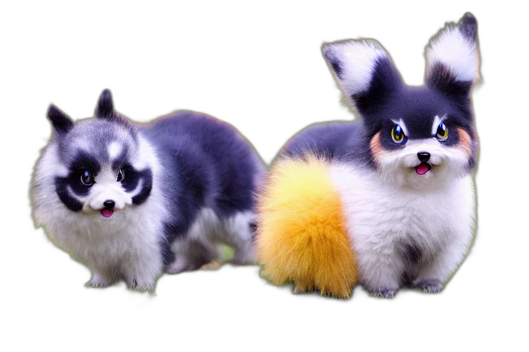 animal, creature, hair, 3d render transparent PNG cut-out