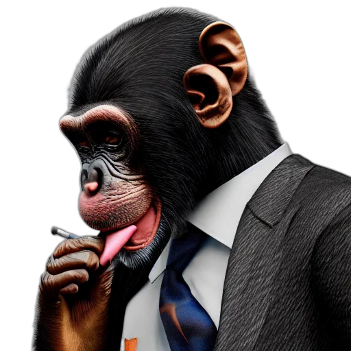 animal, photorealistic, concept art, 3d render transparent PNG cut-out