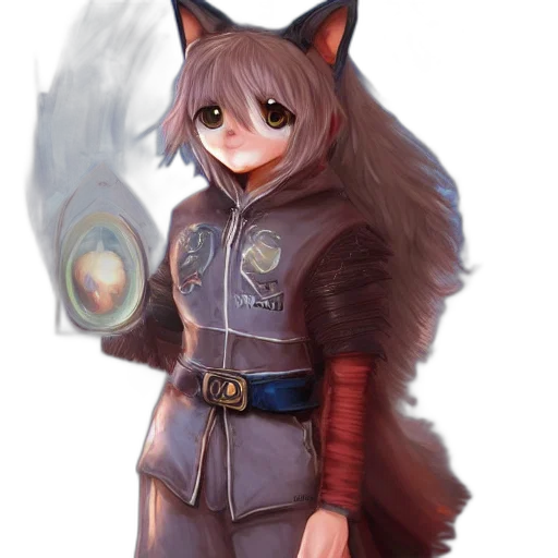 staff, jacket, animal, creature transparent PNG cut-out