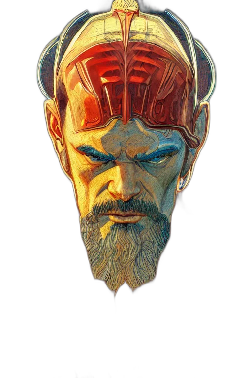 mask, face, crown, sword transparent PNG cut-out