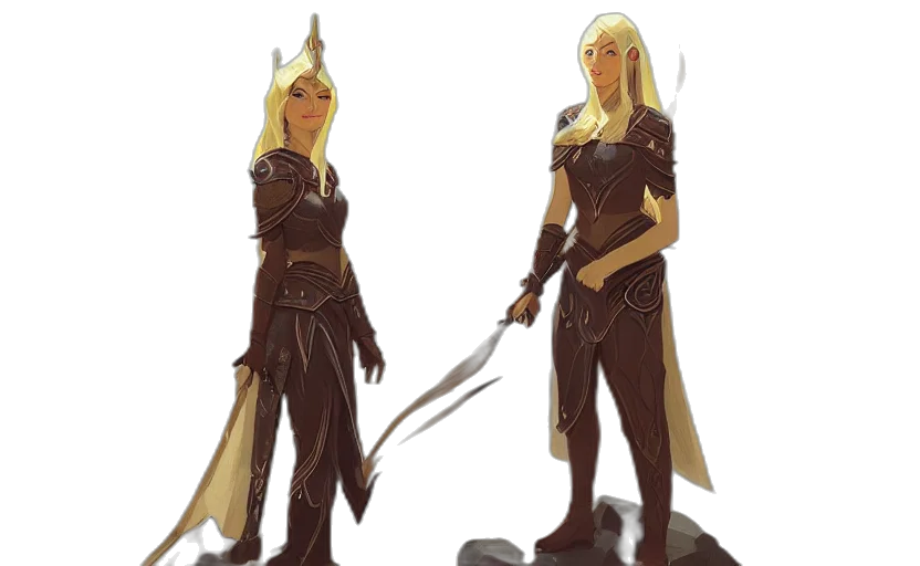 sword, staff, concept art, fantasy art, 3d render, comic book art, dark, golden transparent PNG cut-out