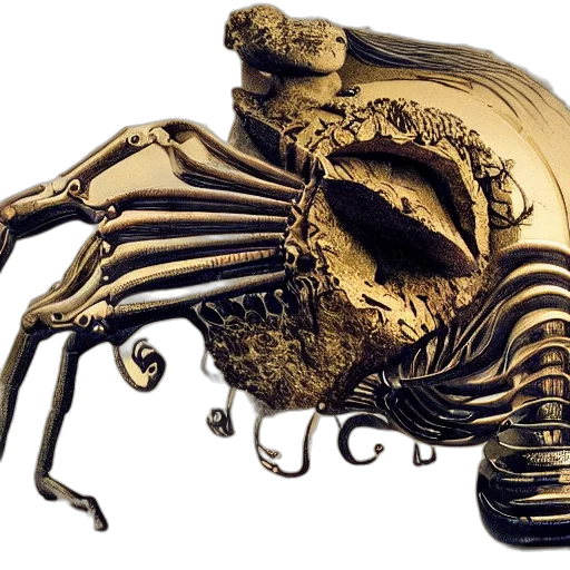 mask, creature, crown, jewelry, concept art, photorealistic, 3d render, fantasy art transparent PNG cut-out