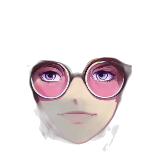 face, mask, creature, hat, anime, vaporwave, pixel art, 3d render transparent PNG cut-out