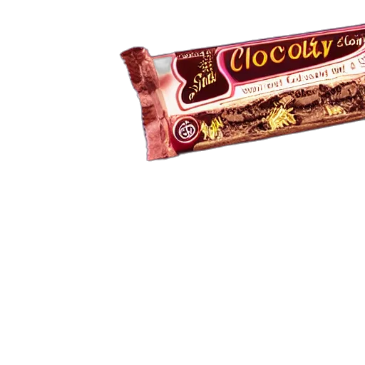 food, 3d render, photorealistic, chocolate transparent PNG cut-out