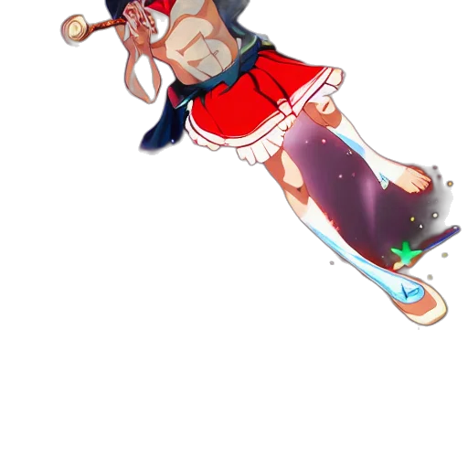 staff, weapon, dress, creature transparent PNG cut-out