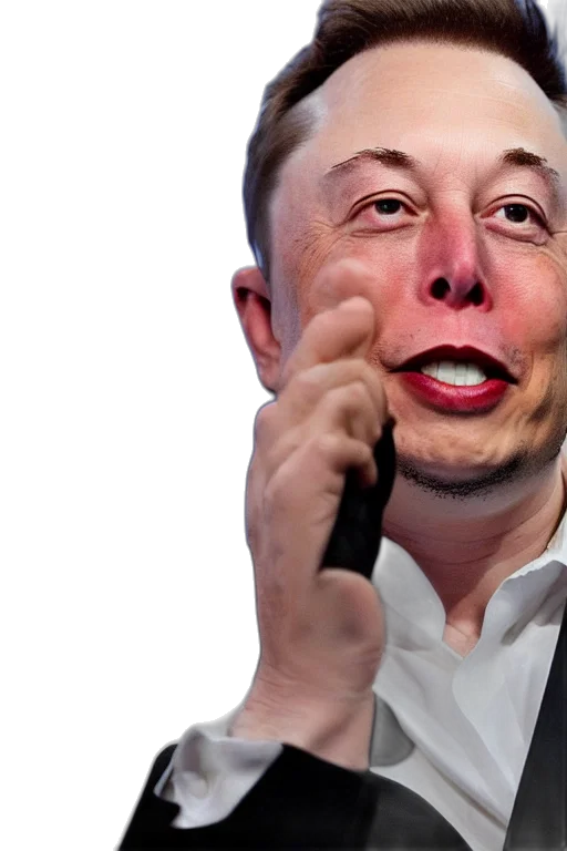 robot, face, bald, elon, musk transparent PNG cut-out