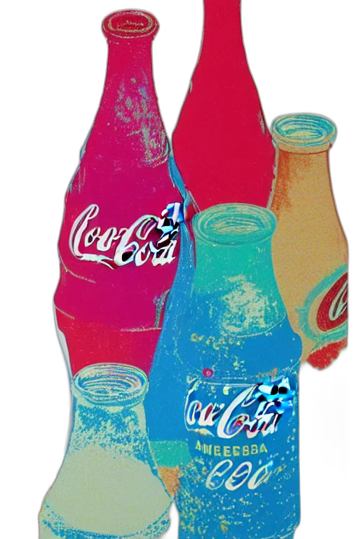 bottle, food, crown, shoes, vaporwave, photorealistic, 3d render, concept art transparent PNG cut-out