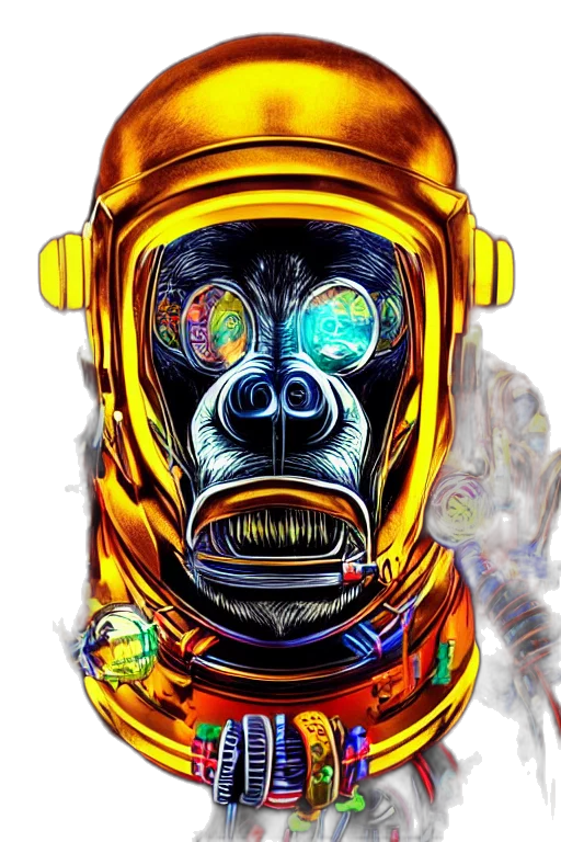 robot, mask, face, creature transparent PNG cut-out