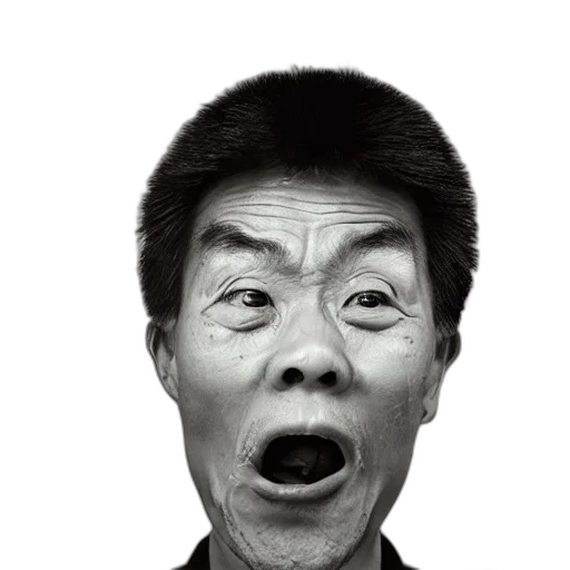 face, staff, mask, animal, photorealistic, cartoon, comic book art, chinese transparent PNG cut-out