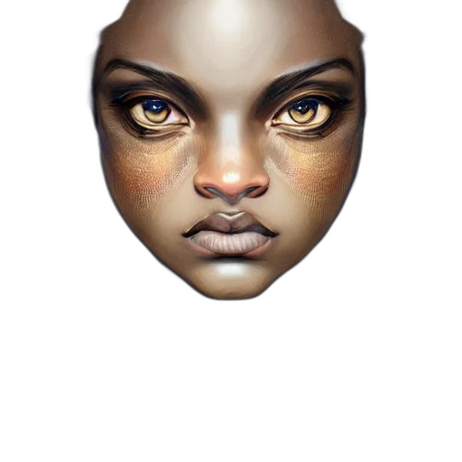face, mask, jewelry, creature transparent PNG cut-out