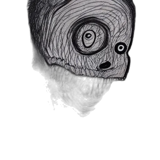 mask, face, robot, hair transparent PNG cut-out