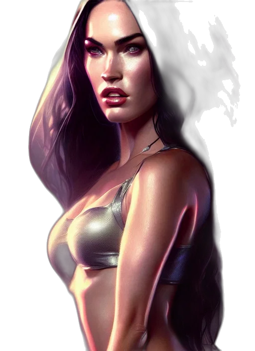 face, fantasy art, photorealistic, concept art transparent PNG cut-out