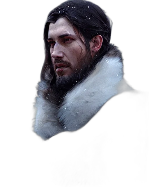 face, jacket, crown, dragon transparent PNG cut-out