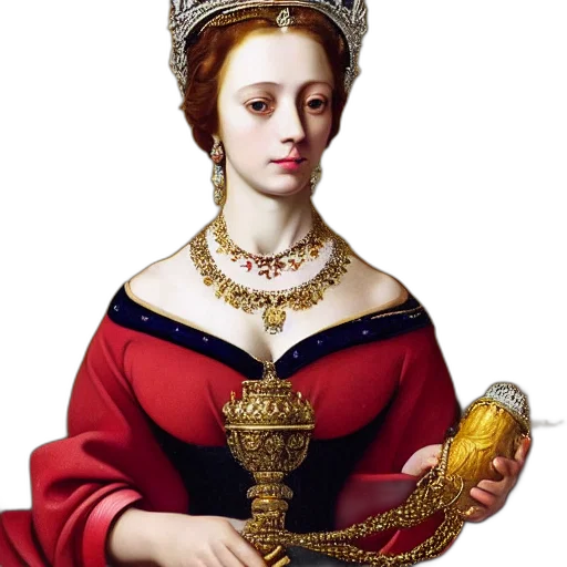 crown, jewelry, dress, photorealistic transparent PNG cut-out