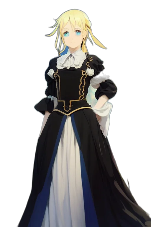 dress, staff, crown, sword transparent PNG cut-out