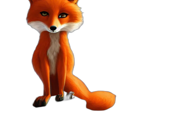 animal, staff, creature, 3d render transparent PNG cut-out
