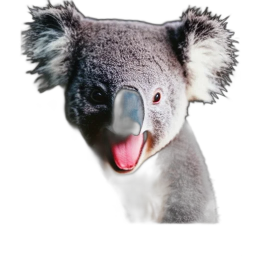 animal, creature, hat, staff, photorealistic, 3d render, concept art, polaroid transparent PNG cut-out