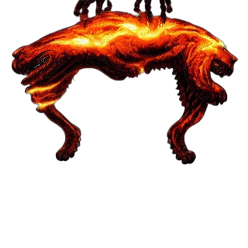 dragon, hair, animal, staff, concept art, pixel art, fantasy art, 3d render transparent PNG cut-out