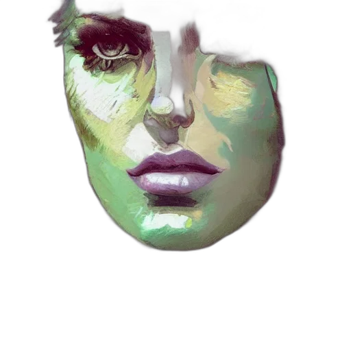 mask, face, creature, robot transparent PNG cut-out