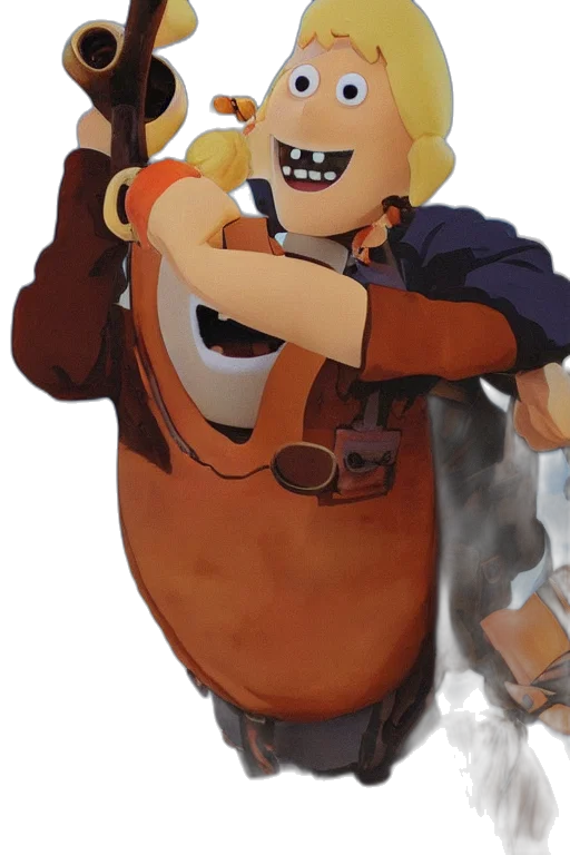 staff, jacket, mask, weapon transparent PNG cut-out