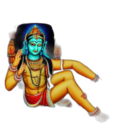 jewelry, staff, 3d render, pencil sketch, concept art, photorealistic, lord, vishnu transparent PNG cut-out