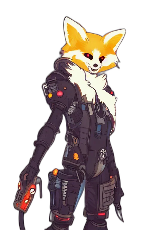 staff, jacket, robot, animal transparent PNG cut-out