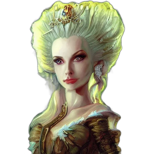 crown, face, staff, dress transparent PNG cut-out