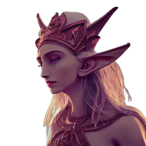 dragon, crown, face, hat, fantasy art, concept art, 3d render, photorealistic transparent PNG cut-out