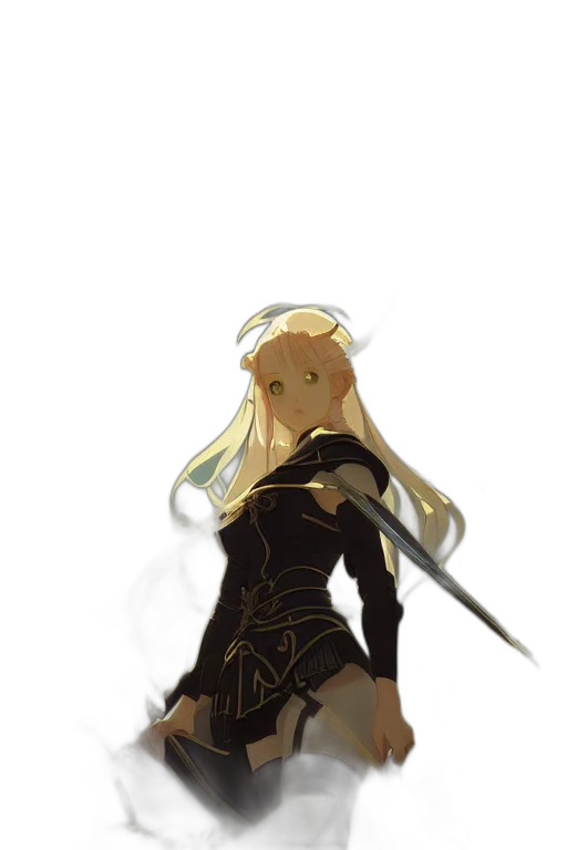 sword, dress, staff, weapon transparent PNG cut-out