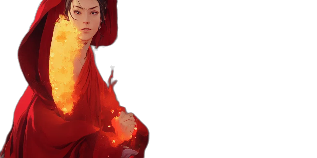 staff, dress, dragon, crown transparent PNG cut-out