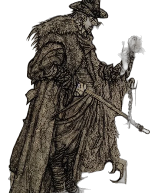 staff, sword, jacket, dragon transparent PNG cut-out