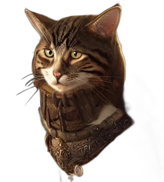 staff, animal, face, fantasy art transparent PNG cut-out